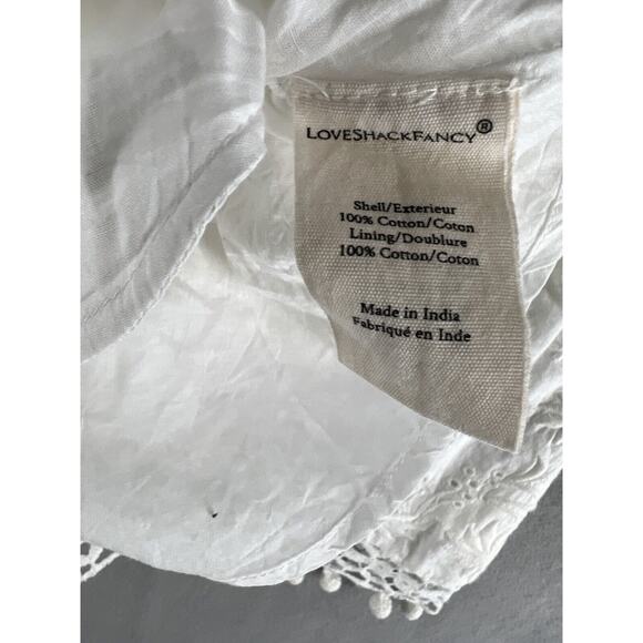 LoveShackFancy White Mini Dress - Picture 9 of 9